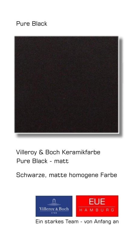 Villeroy und Boch Keramikfarbe Pure Black R7 für Keramikspülen von Villeroy & Boch